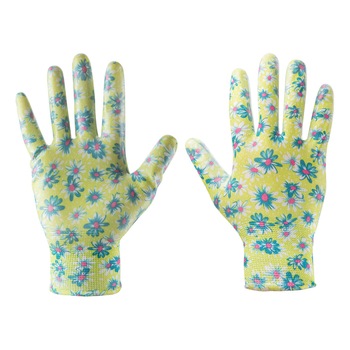 Manusi gradina,nitril,model floral,M9 Manusi gradina,nitril,model floral,M9