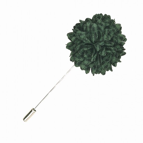 Pin rever sacou, Onore, microfibra, aliaj metalic, verde, negru, 8.5 x 3.5 cm