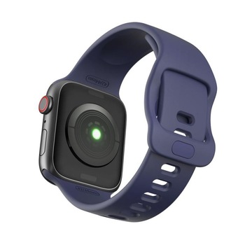 Curea silicon Tech-Protect Icon Apple Watch 1/2/3/4/5/6/7/SE (38/40/41mm) Navy Blue Curea silicon Tech-Protect Icon Apple Watch 1/2/3/4/5/6/7/SE (38/40/41mm) Navy Blue