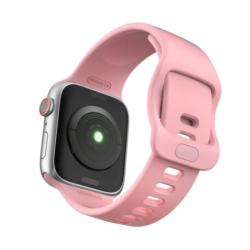 Curea silicon Tech-Protect Icon Apple Watch 1/2/3/4/5/6/7/SE (42/44/45mm) Pink