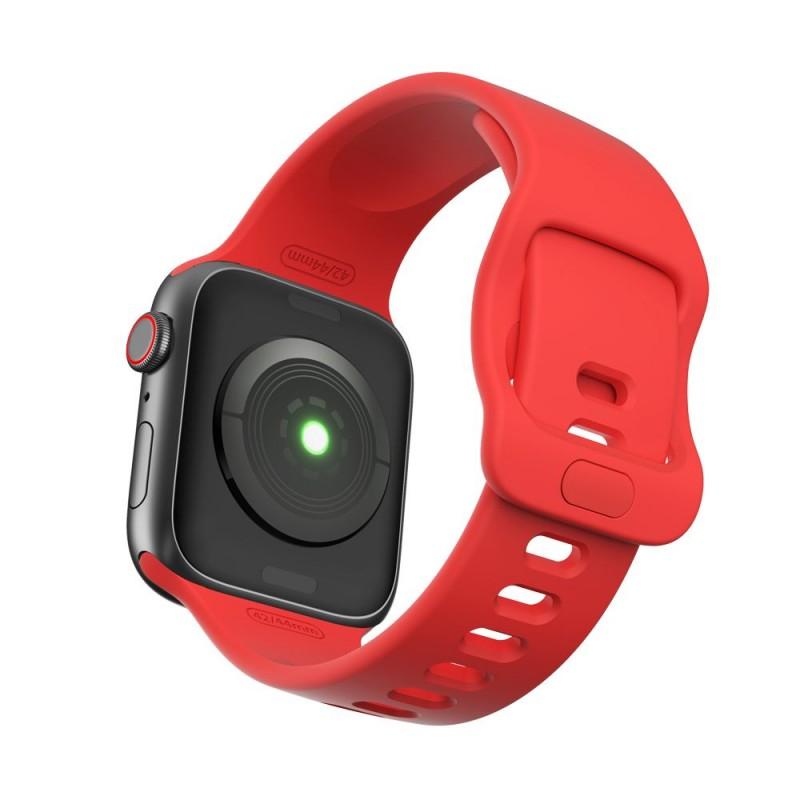 Curea silicon Tech-Protect Icon Apple Watch 1/2/3/4/5/6/7/SE (38/40/41mm) Red