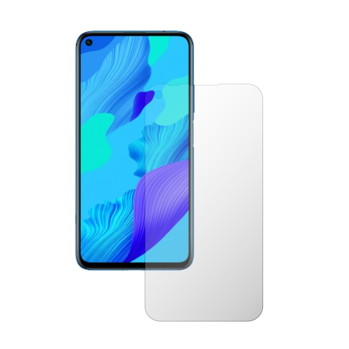 2X Skinz HD láthatatlan képernyővédő fólia készlet Huawei Nova 5T-hez – Ultra-átlátszó szilikonfólia teljes lefedéssel, ragasztóval és rugalmassággal