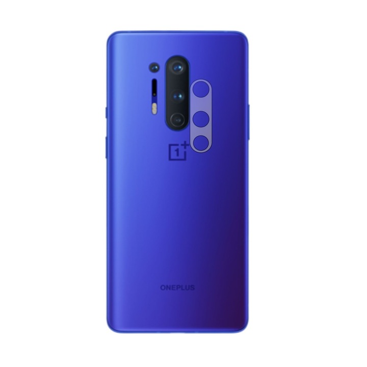 4X Skinz HD láthatatlan kameravédő fólia készlet OnePlus 8 Pro készülékhez – Ultra-átlátszó szilikonfólia teljes lefedéssel, ragasztóval és rugalmassággal