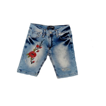 Pantaloni scurti fete, jeans, multicolor Pantaloni scurti fete, jeans, multicolor