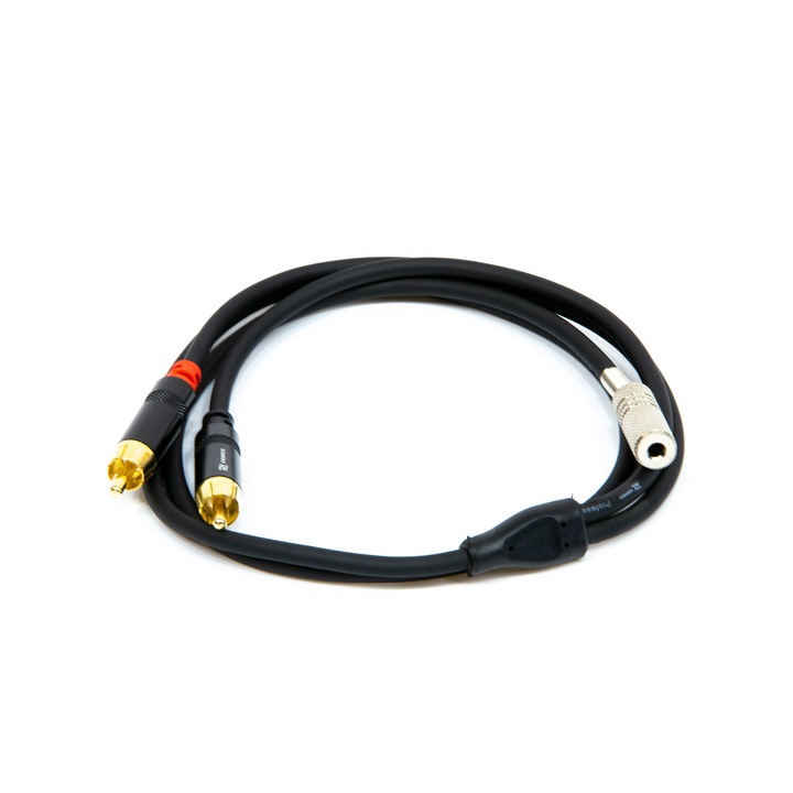 Power Dynamics Connex PREMIUM sztereo jelkábel (3,5 mm mama Jack – 2xRCA) – 1m