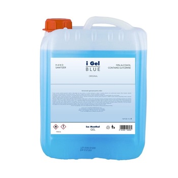 Gel Dezinfectant, iGel, Igienizant, Antibacterian, Antiviral, Antifungic, pentru Curatarea Mainilor, pe baza de Alcool, cu Dozator, 5L Gel Dezinfectant, iGel, Igienizant, Antibacterian, Antiviral, Antifungic, pentru Curatarea Mainilor, pe baza de Alcool, cu Dozator, 5L