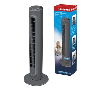 Ventilator turn Honeywell HYF1101E, 3 trepte de viteza, 80 cm, panou de control, Negru Ventilator turn Honeywell HYF1101E, 3 trepte de viteza, 80 cm, panou de control, Negru