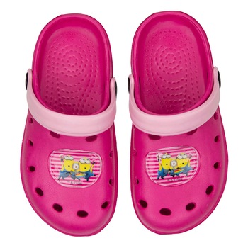 Saboti pentru plaja, Disney Minions, Rosu Saboti pentru plaja, Disney Minions, Rosu