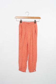 Esprit, Pantaloni cu imprimeu inimi, Roz/Rosu Esprit, Pantaloni cu imprimeu inimi, Roz/Rosu