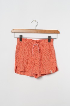 Esprit, Pantaloni scurti cu imprimeu cu inimi, Roz/Rosu Esprit, Pantaloni scurti cu imprimeu cu inimi, Roz/Rosu