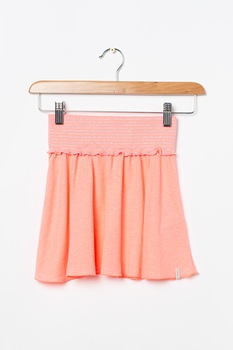 Esprit, Fusta evazata cu talie elastica, Oranj neon, 116-122 CM Esprit, Fusta evazata cu talie elastica, Oranj neon, 116-122 CM