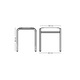 Set 4 scaune bucatarie CADDY Alu, Crem