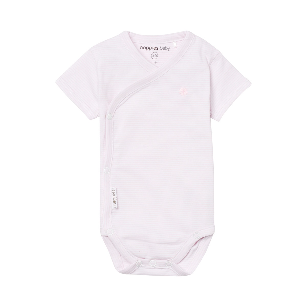 Body bebe, Noppies, cu dungi, Malaga, roz