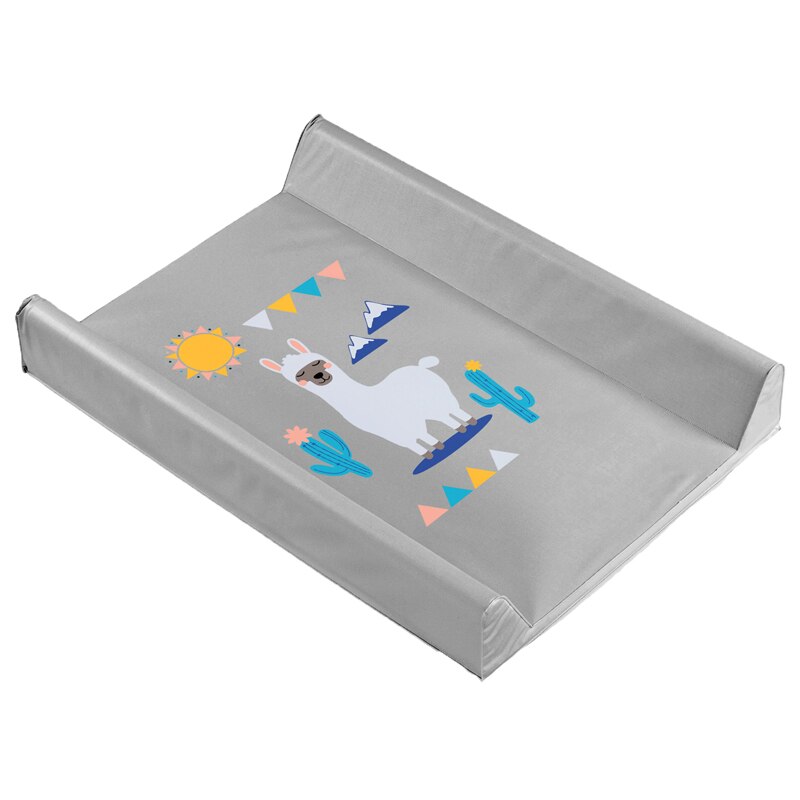 Saltea de infasat rigida 70 x 50 cm Sensillo Lamas 1255-G, Gri