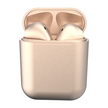Casti wireless TWS i12, Dual Microfon, Bluetooth 5.0, Touch, Compatibile Android & iOS, Last edition 2021 Gold Intense Casti wireless TWS i12, Dual Microfon, Bluetooth 5.0, Touch, Compatibile Android & iOS, Last edition 2021 Gold Intense