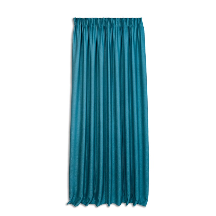 Decolis Inza sötétítő függöny, 1 db, 400x250cm, türkiz