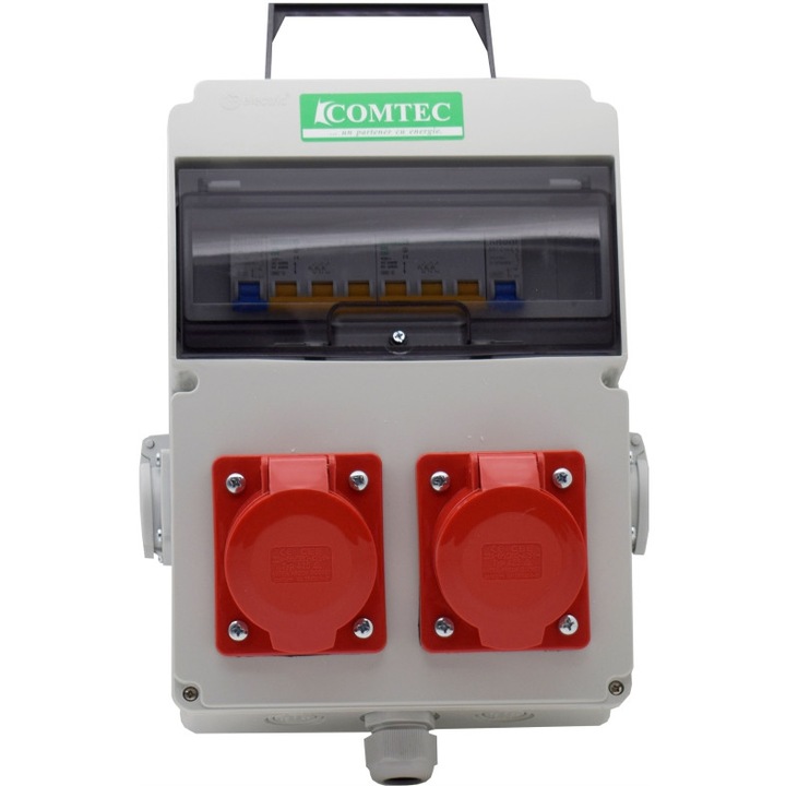 Tablou Santier 10L IP66 Echipat T2x32+M2x16, Comtec