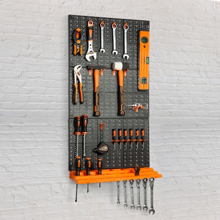 Panou de perete, organizator de scule, - 3 panouri, 50 x 33 cm, Handy