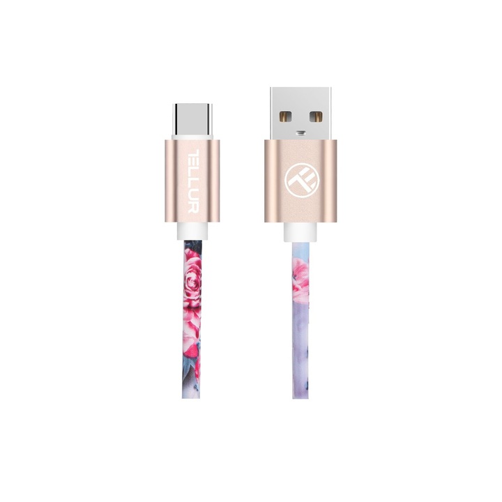 Tellur TLL155312 Graffiti USB - Type-C 1 m többszínű kábel