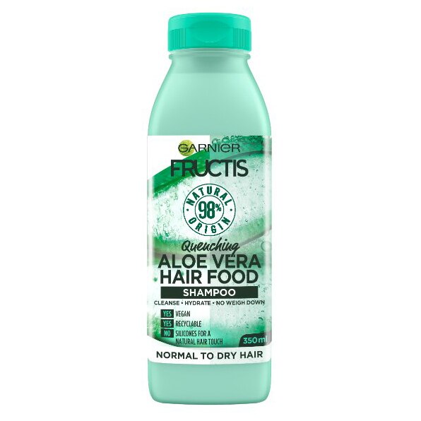 Sampon Garnier Fructis Hair Food Aloe Vera, pentru parul deshidratat, 350 ml