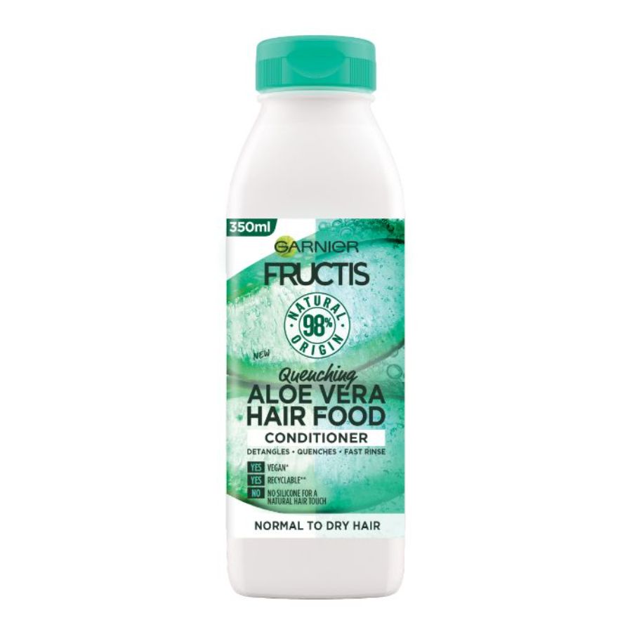 Balsam de par Garnier Fructis Hair Food Aloe Vera, pentru parul deshidratat, 350 ml