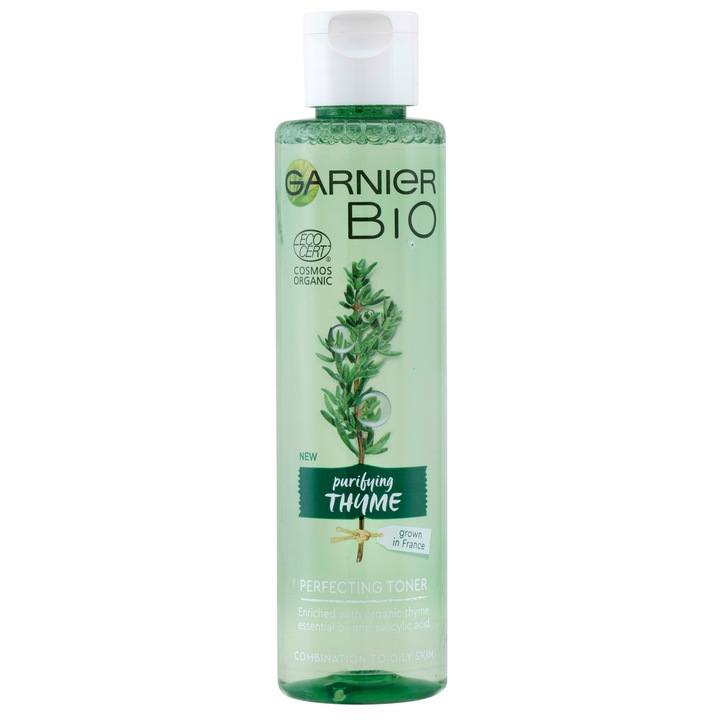 Garnier Bio Arctisztító Tonik Kakukkfűvel, Kombinált és Zsíros bőrre, 150 ml