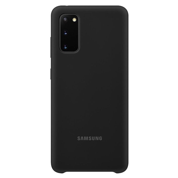 Кейс Samsung Silicone за Galaxy S20, черен