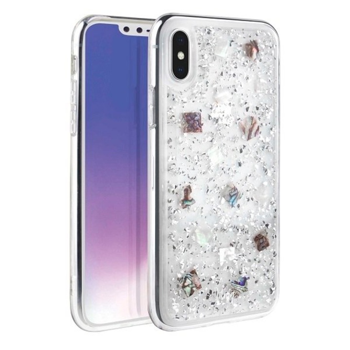 Кейс Uniq Lumence за iPhone Xs Max Perivvinkle Silver, сребрист