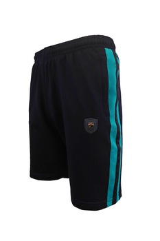 Bermude barbat, albastru / verde cu 2 buzunare laterale cu fermoare Bermude barbat, albastru / verde cu 2 buzunare laterale cu fermoare