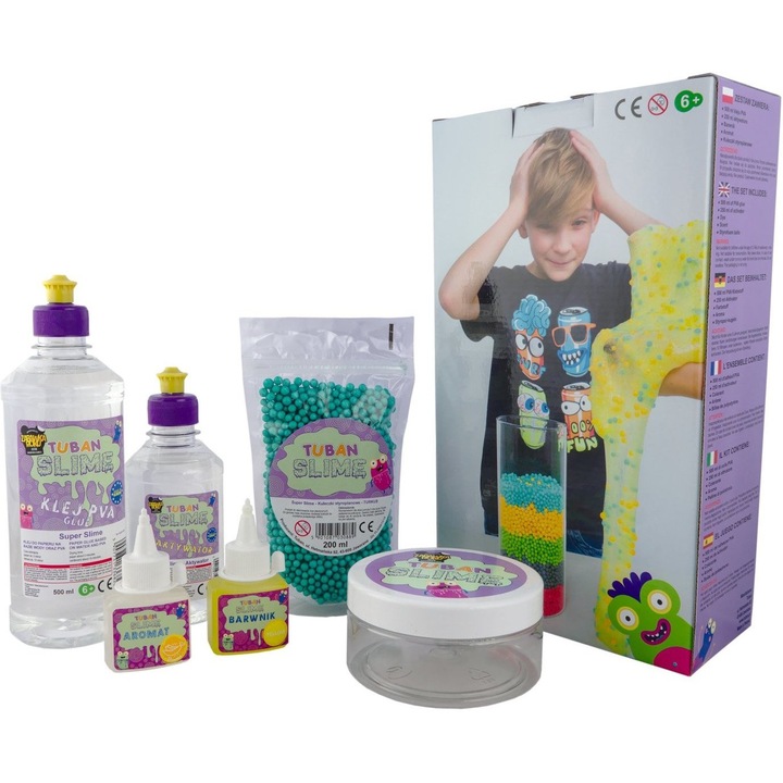 Set Creativ Super Slime, Tuban