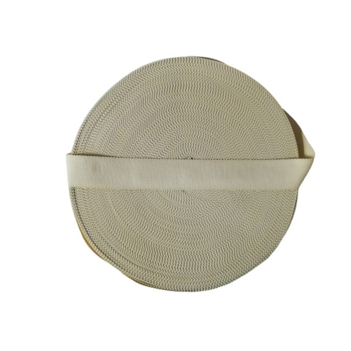 Rola 100 metri banda poliester bej ,Mabo ,3cm