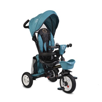Tricicleta pliabila cu scaun reversibil Byox Flexy Lux Trike, Turcoaz Tricicleta pliabila cu scaun reversibil Byox Flexy Lux Trike, Turcoaz