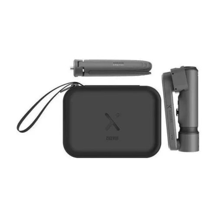Zhiyun Smooth X Essential Combo, motoros stabilizátor, táskával és mini állvánnyal, szürke