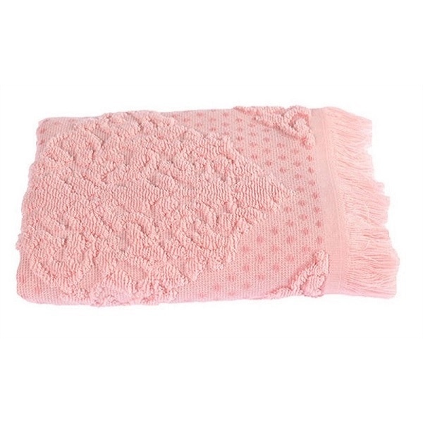 Prosop fata Delfino, 50x90 cm, Roz, 100% bumbac