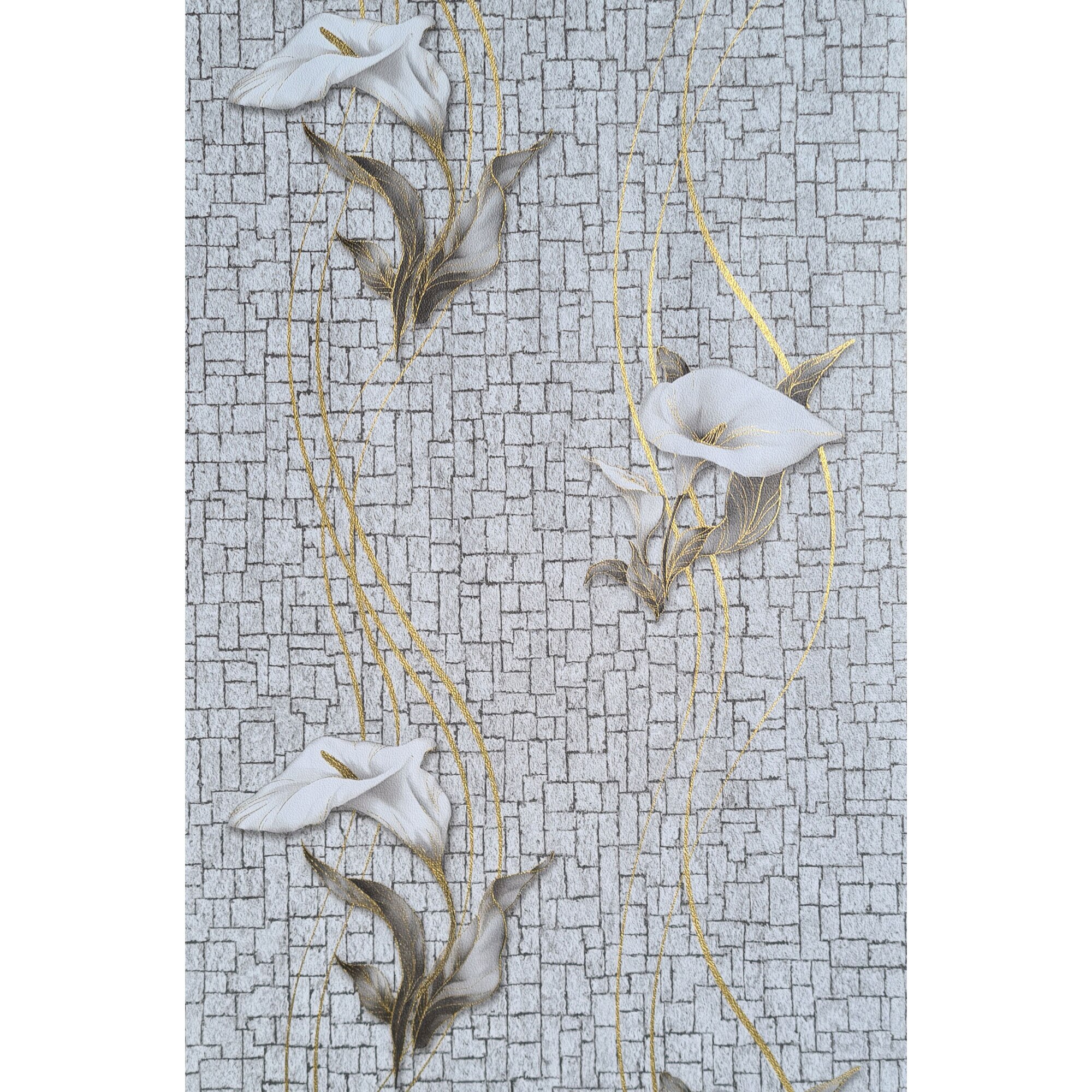 Tapet DEGRETS 063-01, hartie Lina gri, 0.53m x 10.05m, 5.3 mp