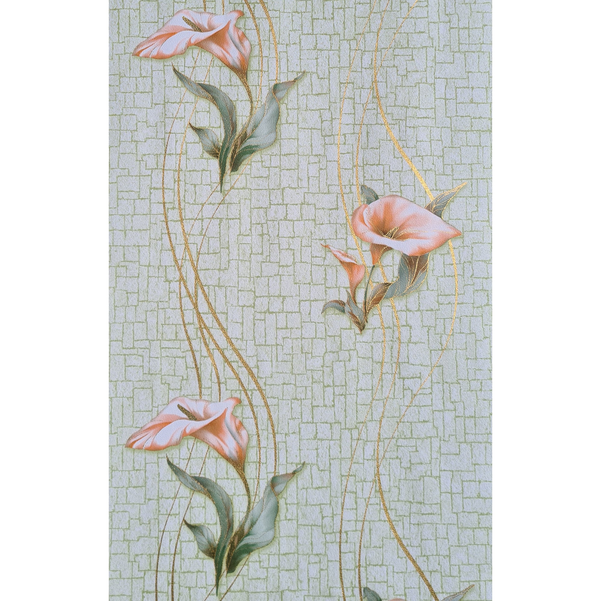 Tapet DEGRETS 063-13 hartie Lina verde, 0.53m x 10.05m, 5.3 mp