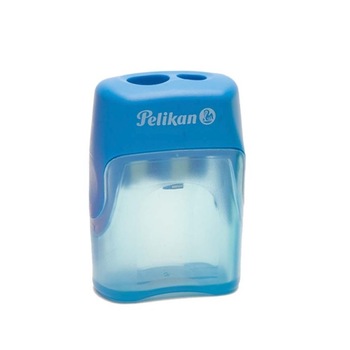 Ascutitoare Pelikan, V-Blade plastic dubla, cu container, 1 bucata/ blister Ascutitoare Pelikan, V-Blade plastic dubla, cu container, 1 bucata/ blister