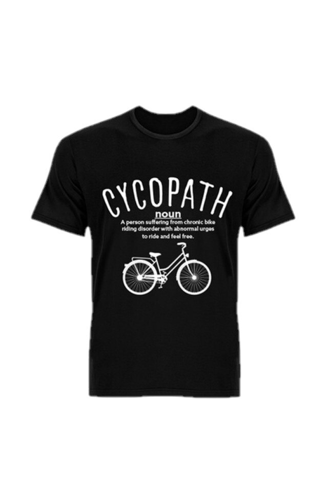 Tricou barbati Cycopath, din bumbac, Negru, L