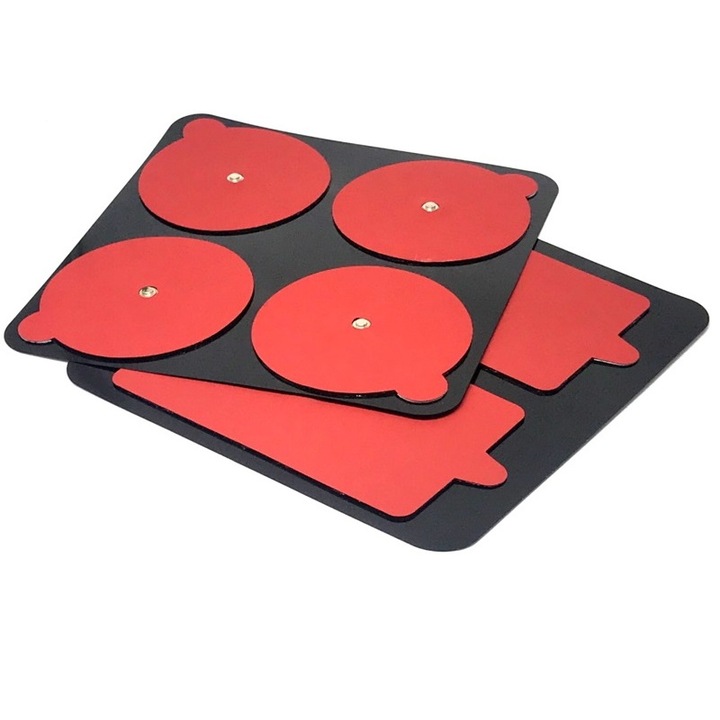 Комплект от 6 резервни подложки за PowerDot Duo 2.0 Smart Electrostimulation Device, Red