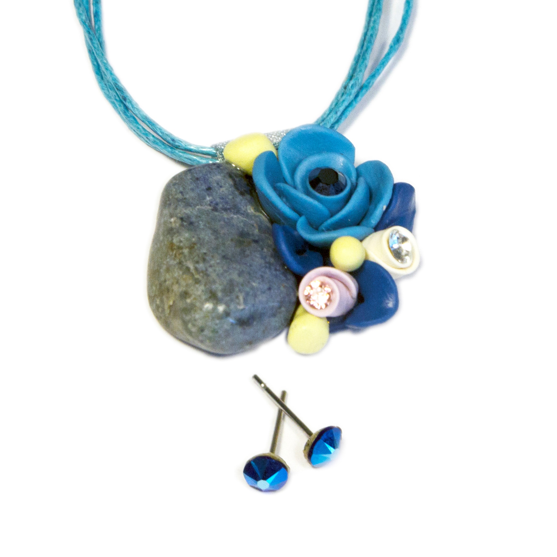 Set Lazurit cu cristale, Miidefloriart - model 53