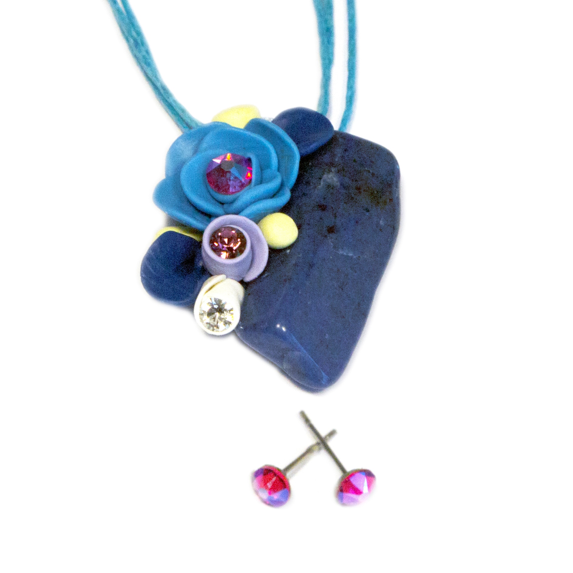 Set Lazurit cu cristale, Miidefloriart - model 55