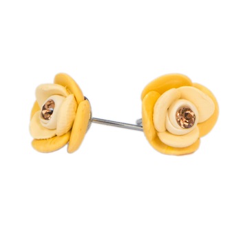 Cercei handmade cu cristale, Miidefloriart - model 97 Cercei handmade cu cristale, Miidefloriart - model 97