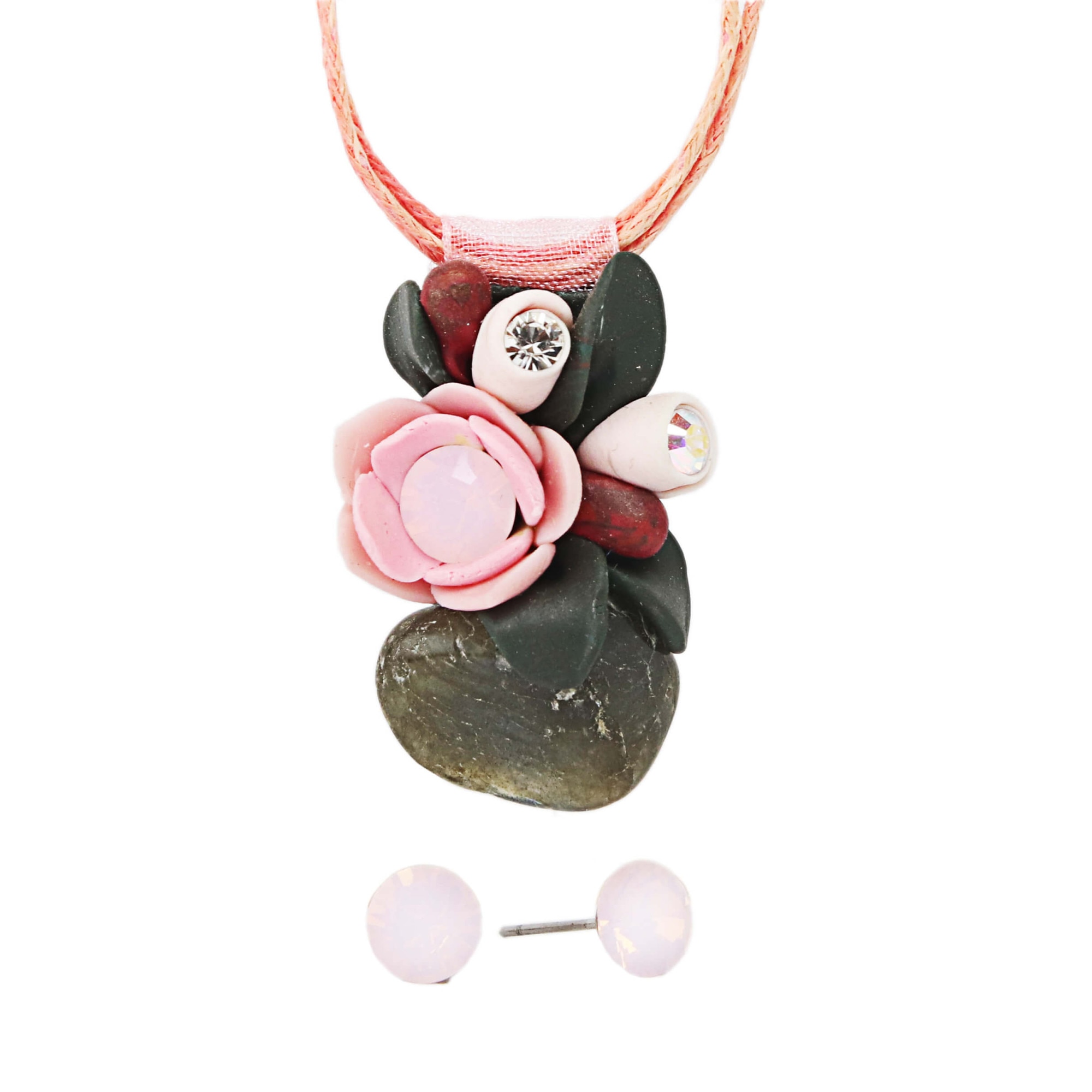 Set Jade cu cristale, Miidefloriart - model 101