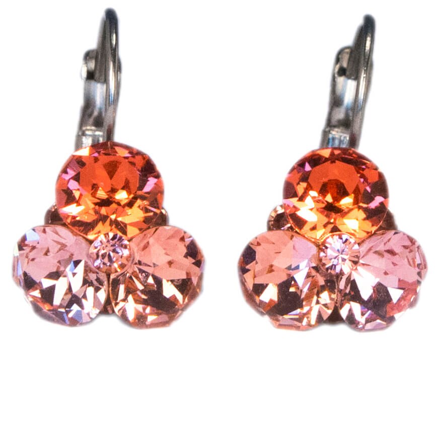 Cercei Xirius Chaton ss34, Miidefloriart - coral - model 44