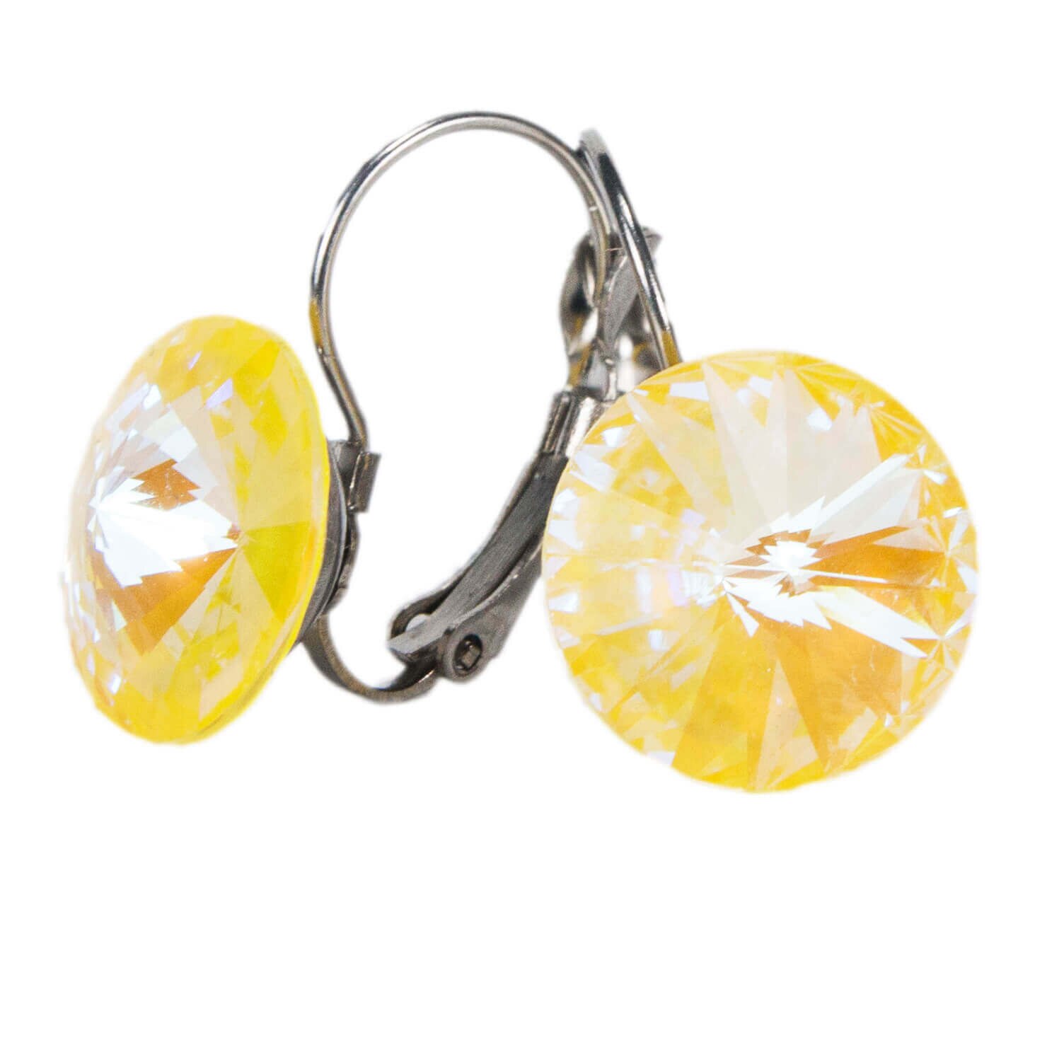 Cercei Rivoli ss60, Miidefloriart - galben - model 26
