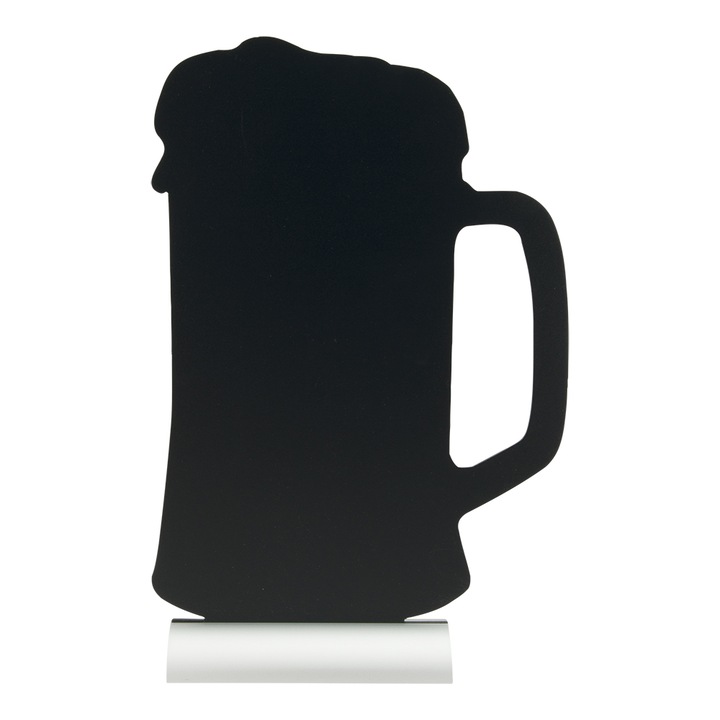 Set tabla neagra forma halba si marker, Securit, model Silhouette