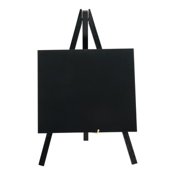 Set tabla neagra forma mini sevalet cu marker, Securit, model Mini Set tabla neagra forma mini sevalet cu marker, Securit, model Mini