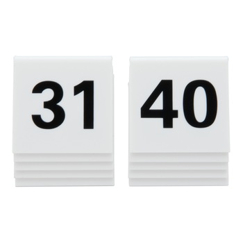 Set 10 numere de masa 31- 40, Securit Set 10 numere de masa 31- 40, Securit