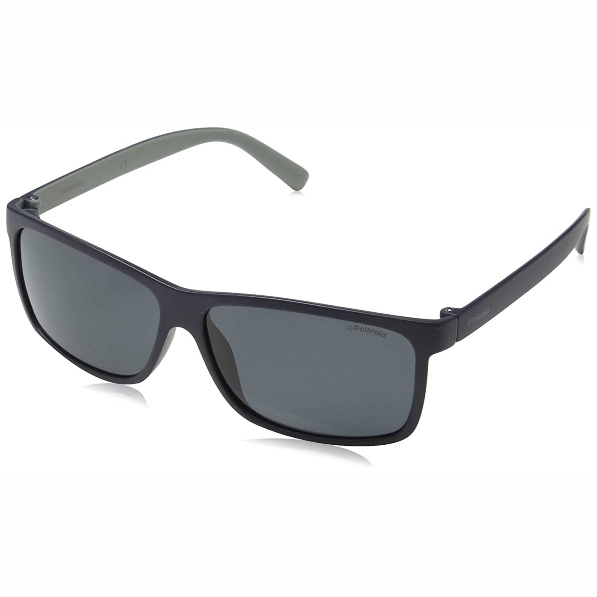 Ochelari de soare barbati Polaroid Rectangular Matte Navy/Grey Polarized PLD3010/S LLU/C3