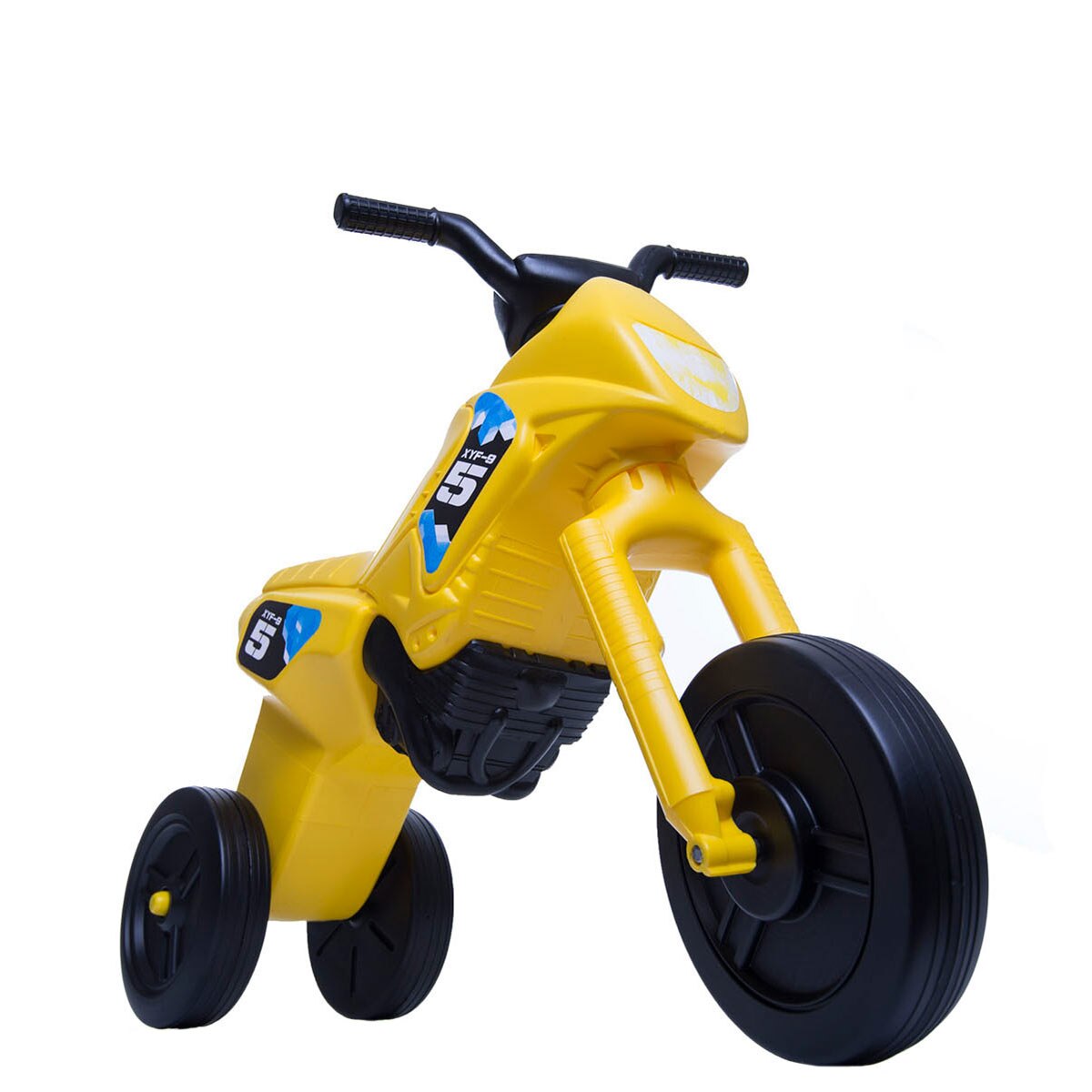 Tricicleta fara pedale MINI, Enduro, galben-negru